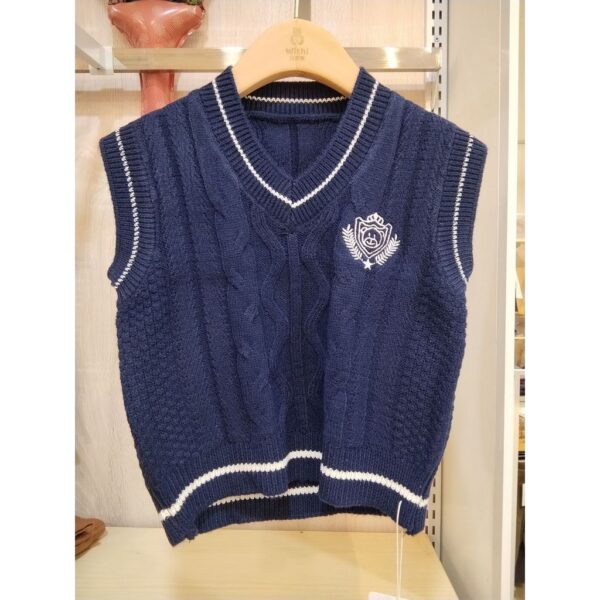 學院風熊熊背心#0801