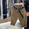 卡其刷絨牛仔褲#28162