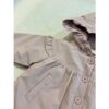 花邊防風鋪棉刷毛外套#25857