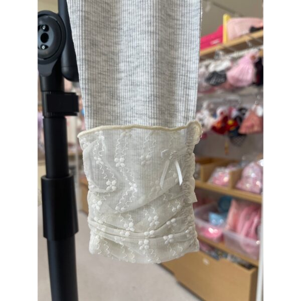 蕾絲拼接內搭褲#2911 #女生 女童長褲90-130