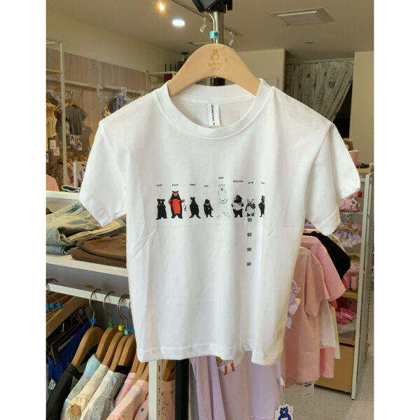熊熊家族白T##男童短袖上衣 女生 90-130