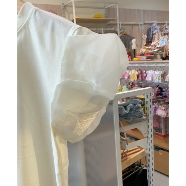 兔兔泡泡袖上衣##女童短袖上衣 女生 100-140