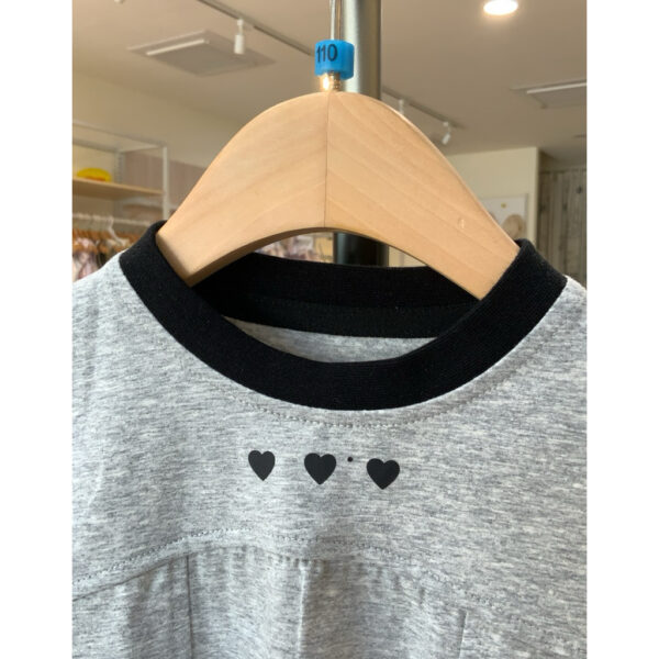 灰色愛心#1279#女童短袖上衣 女生 80-120