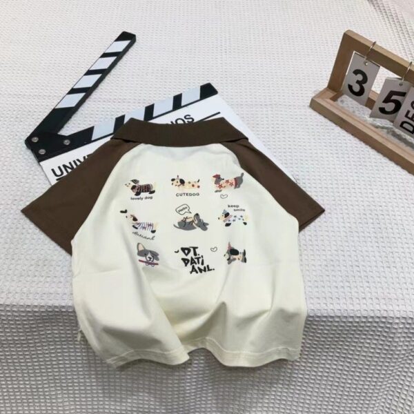 臘腸狗polo衫#9680# 男生 男童90-130