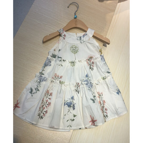 【現貨花朵連衣裙含帽子#1036#女童短袖套裝 女生 90-130