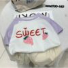 紫色草莓上衣84008#女童 女生 90-130#