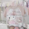 凱蒂貓果汁含掛件##女童短袖上衣 女生 110-150