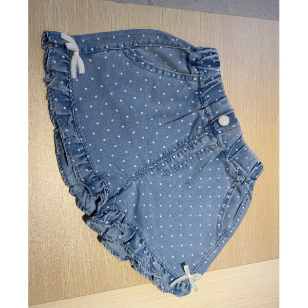點點蝴蝶結短褲# 131#女生褲子 女童90-130