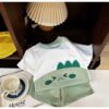 綠立體恐龍套裝（上衣+褲子）#5055 #男生 男童套裝上衣90-130